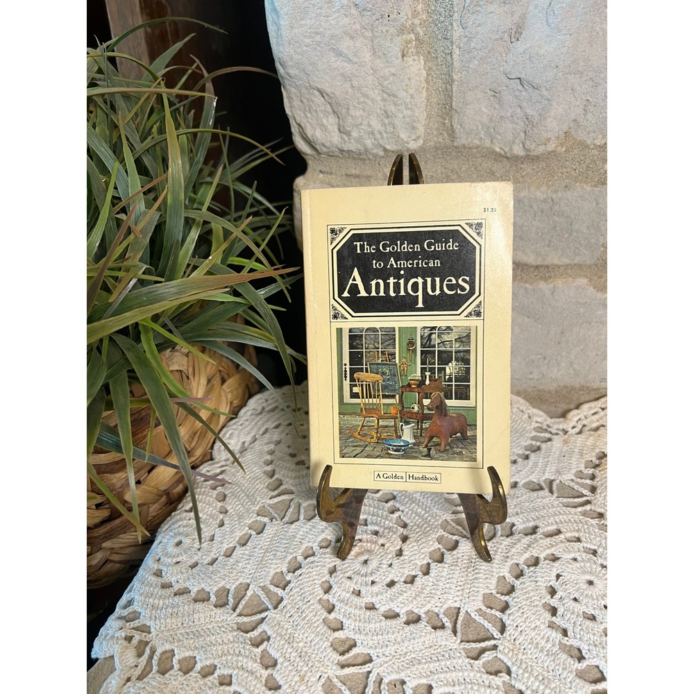 VTG 1967 "The Golden Guide to American Antiques" by Ann Kilborn Cole Paperback